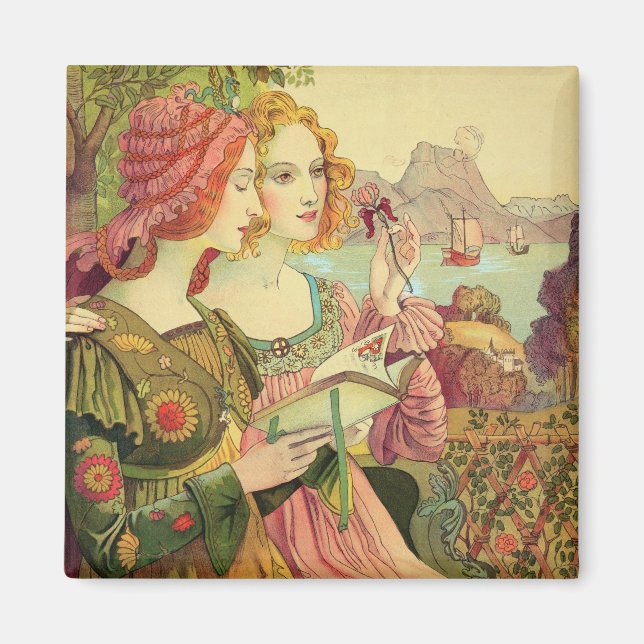 Imán La leyenda dorada, 1897, de L'Estampe Moderne, (Frente)