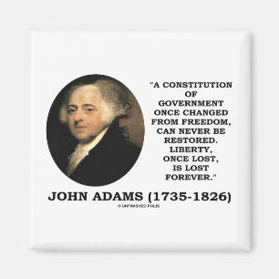 Imán La libertad de John Adams una vez que Lost se