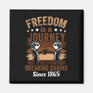 Imán La Libertad Es Un Viaje De 1865 Afroamericano