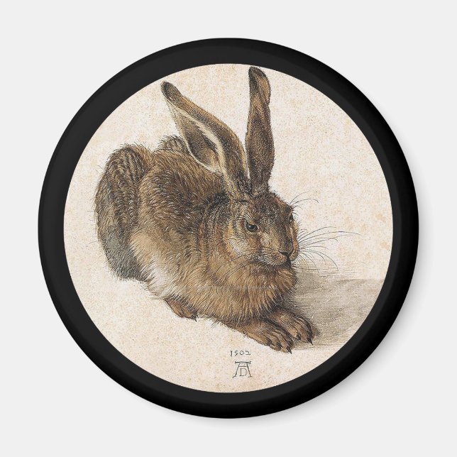 Imán La liebre joven (Frente)