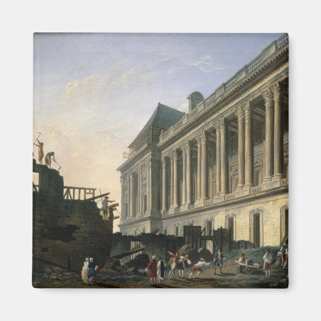 Imán La limpieza de la colonización del Louvre, 1764 (Frente)