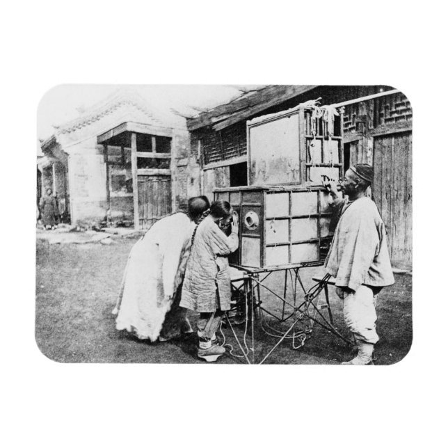 Imán La linterna mágica, c.1870 (foto b/w) (Horizontal)