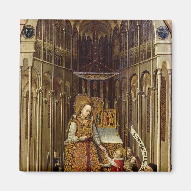 Imán La llamada de la Virgen (Frente)