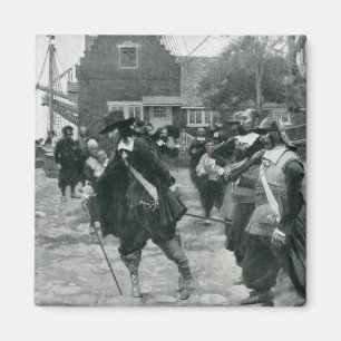 Imán La llegada de Stuyvesant en New Amsterdam