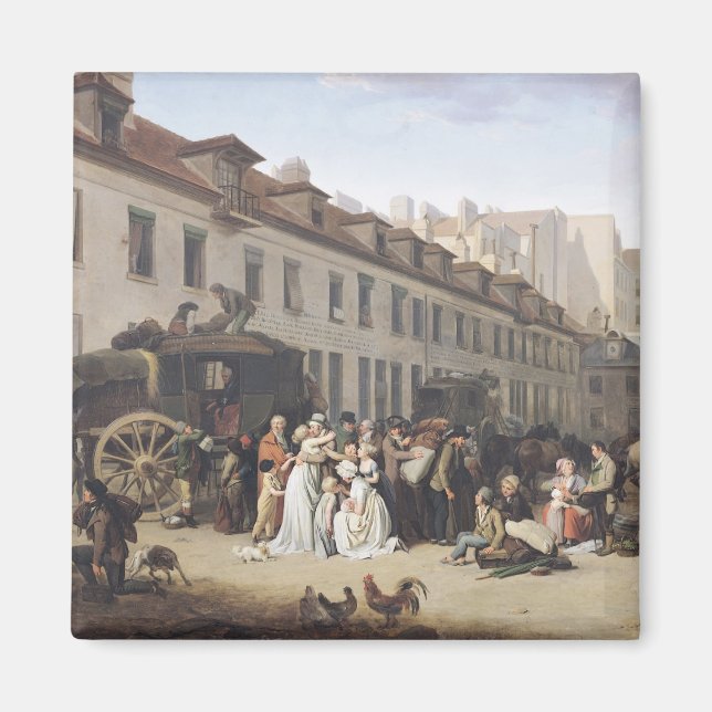 Imán La llegada de una escolástica en el Terminus (Frente)