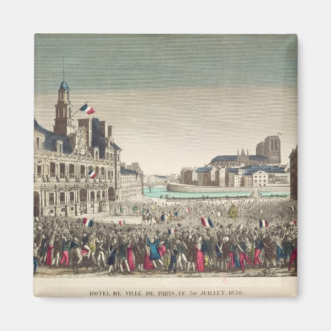 Imán La llegada del duque de Orleans (Frente)