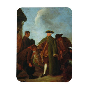 Imán La llegada del Nobleman (aceite sobre lienzo)