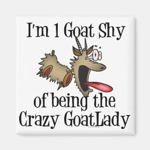 Imán La loca dama de cabra GetYerGoat