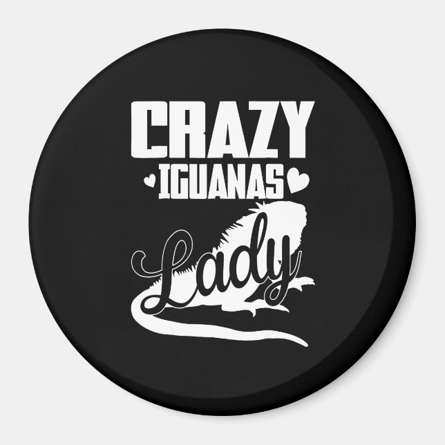 Imán La loca dama de la iguana (Frente)