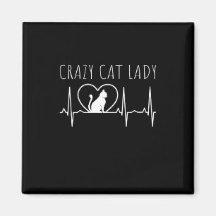 Imán La loca dama del gato