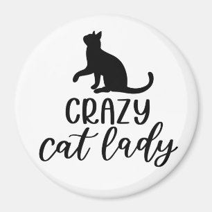 Imán La loca dama del gato