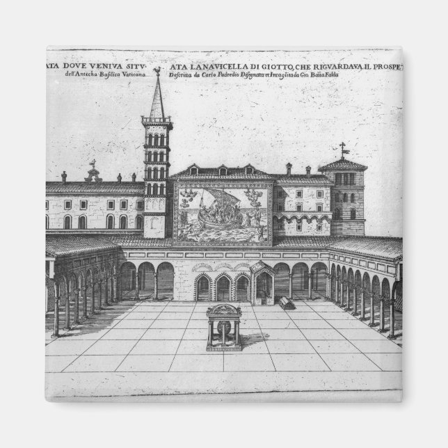 Imán La Loggia de la Benedicción del Viejo Vaticano (Frente)