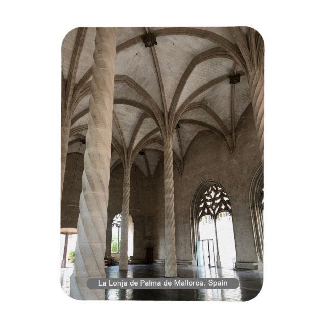 Imán La Lonja de Palma de Mallorca, España, en un (Vertical)