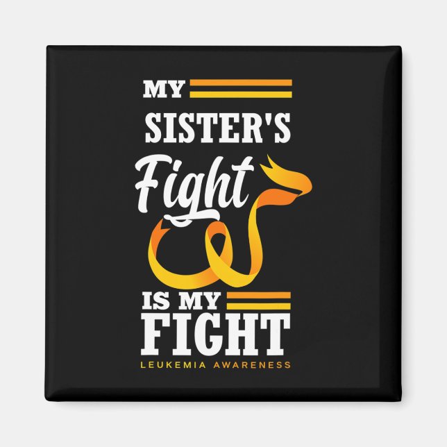 Imán La lucha de mi hermana es contra mi hermano leucem (Frente)
