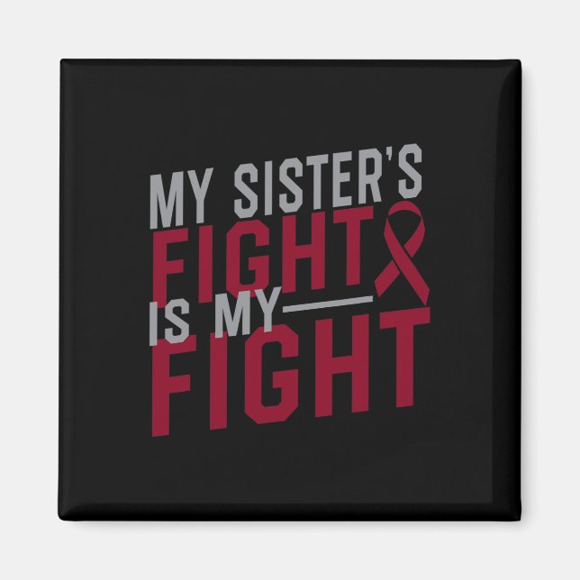 Imán La lucha de mi hermana es mi anemia falciforme A (Frente)