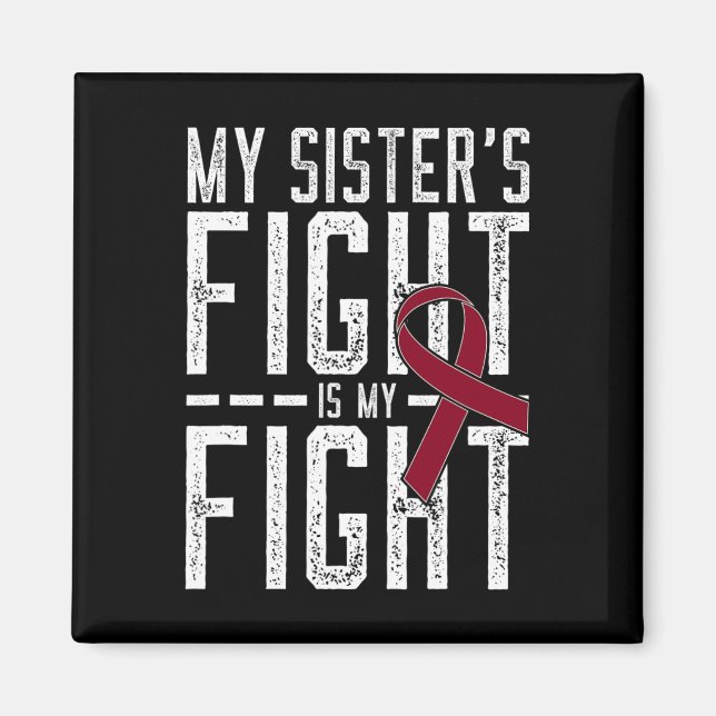 Imán La lucha de mi hermana es mi anemia falciforme A (Frente)
