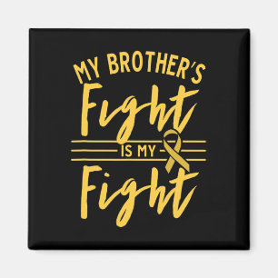 Imán La lucha de mi hermano es mi lucha Cáncer infantil