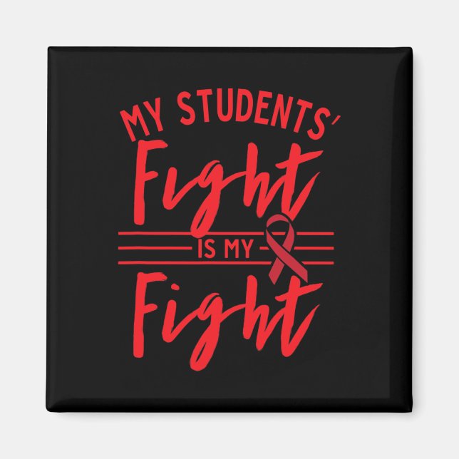 Imán La lucha de mis estudiantes es mi lucha contra el  (Frente)