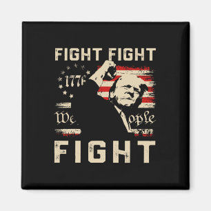 Imán La lucha de Trump contra 1776 We The People Flag T