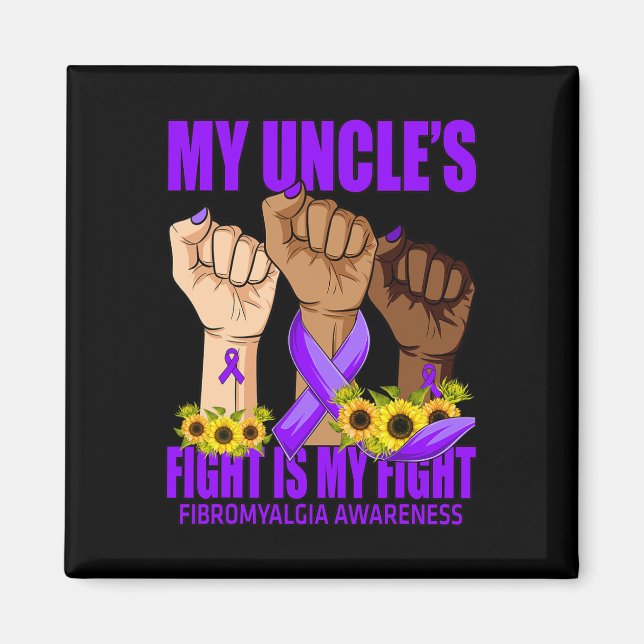 Imán La lucha del tío es mi lucha contra la Fibromialgi (Frente)