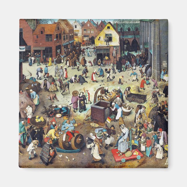Imán La lucha entre el carnaval y la Cuaresma, Bruegel (Frente)