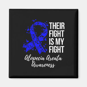 Imán La Lucha Es Mi Lucha Alopecia Areata Conciencia