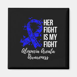 Imán La Lucha Es Mi Lucha Alopecia Areata Conciencia