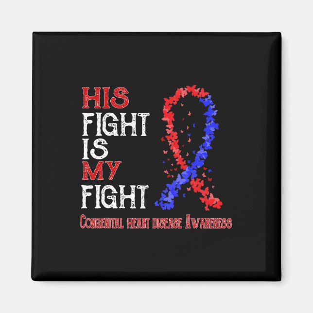 Imán La lucha es mi lucha contra la enfermedad congénit (Frente)