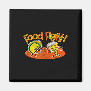 Imán La lucha por la comida - Funny Personalizado de Ta