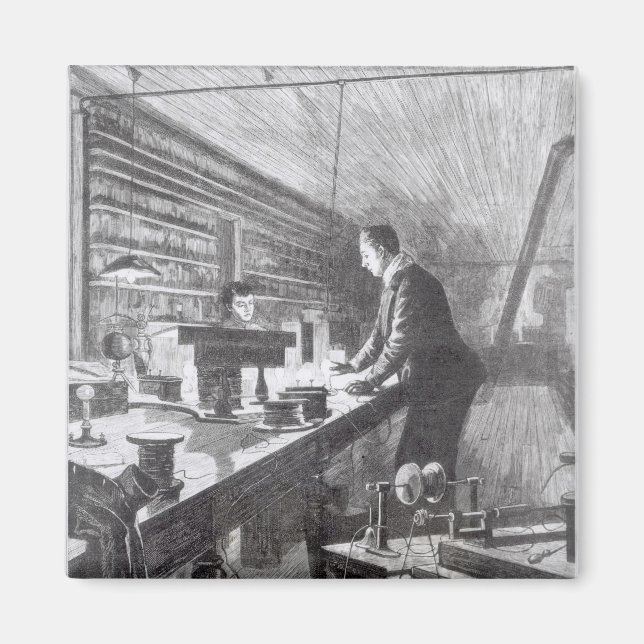 Imán La luz eléctrica (Frente)