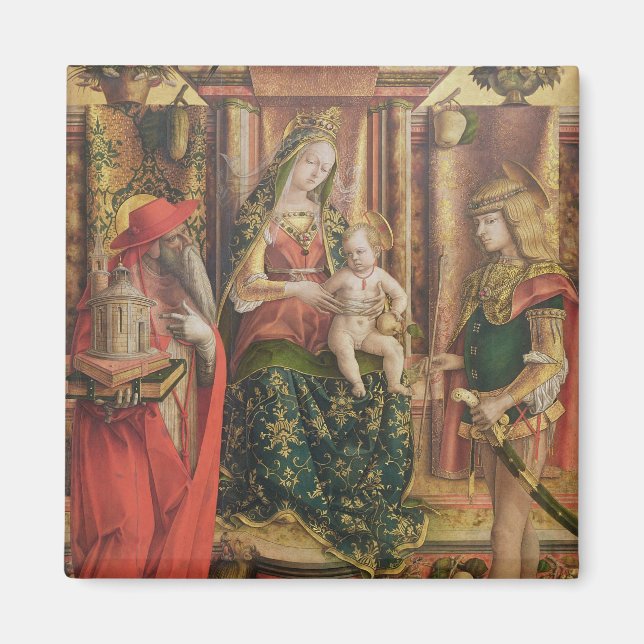 Imán La Madonna della Rondine, después de 1490 (Frente)