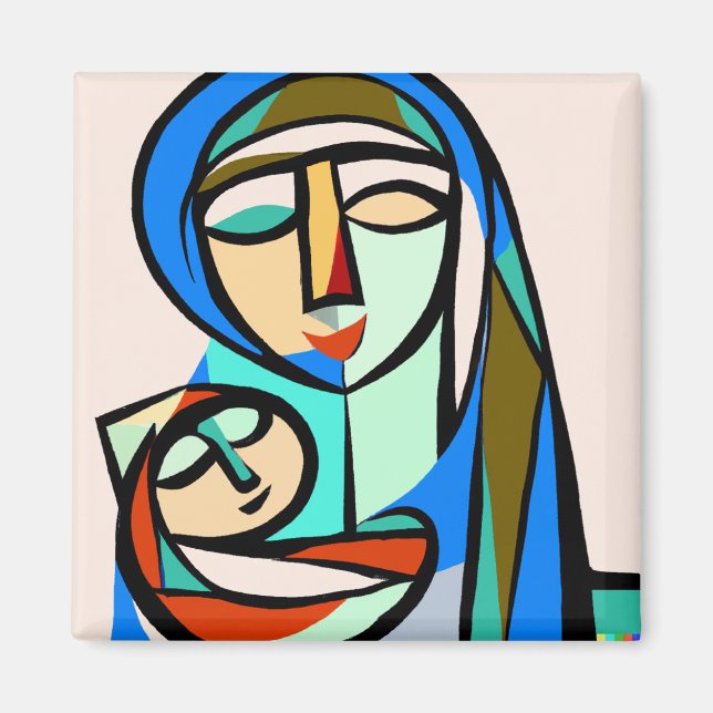 Imán La Madonna Pacífica (Frente)