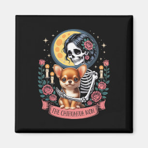 Imán La madre de Chihuahua Halloween es dueña de un esq