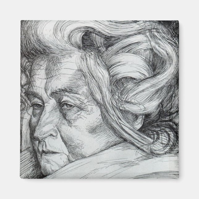 Imán La madre (de Umberto Boccioni) (Frente)