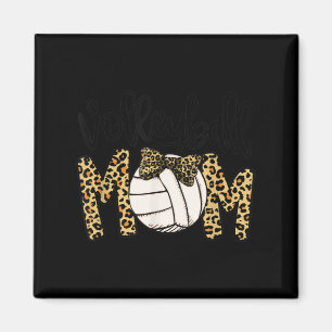 Imán La madre del voleibol leopard Fun Ball Día de la M