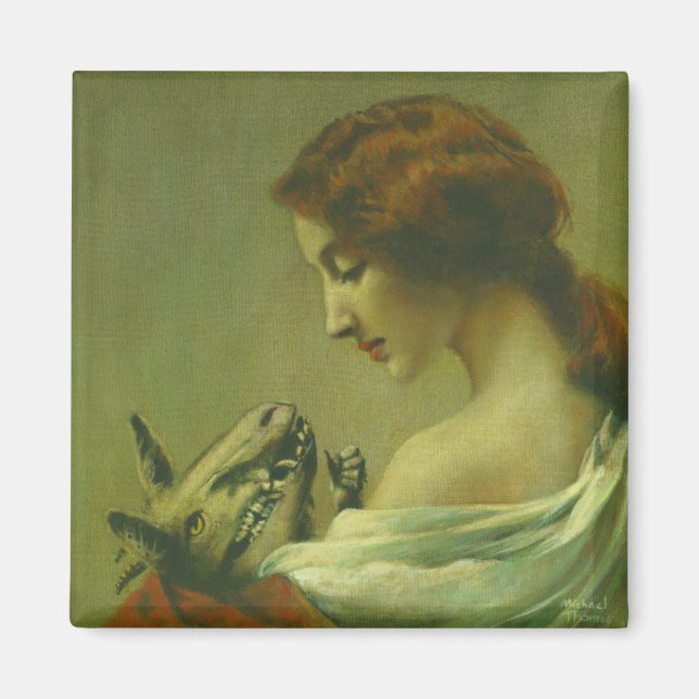 Imán La Madre Y El Cáncer Del Mal Del Niño (Frente)