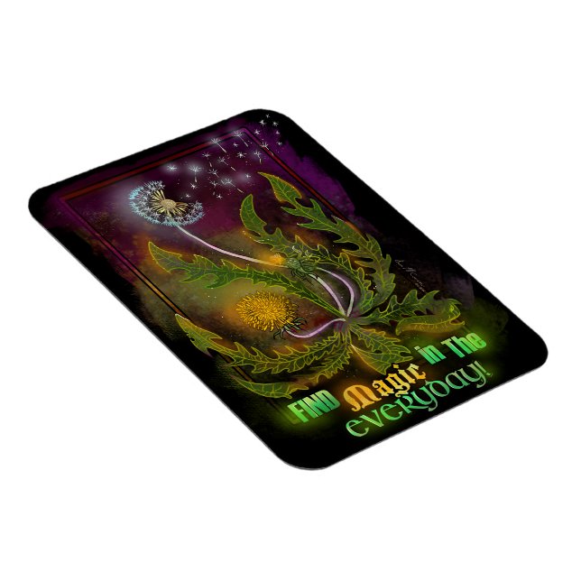 Imán ¡La magia de Dandelion en todos los días! (Lado Derecho)