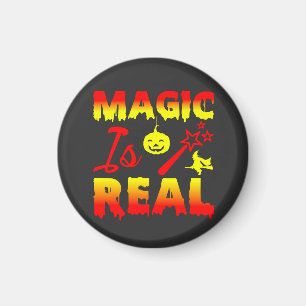 Imán La magia es la verdadera varita de halloween