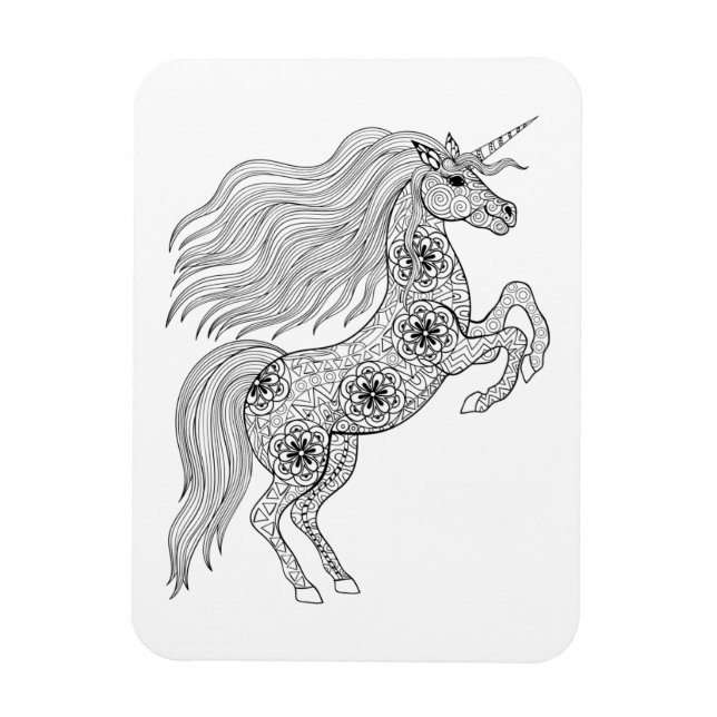 Imán La magia inspirada de Unicornio (Vertical)