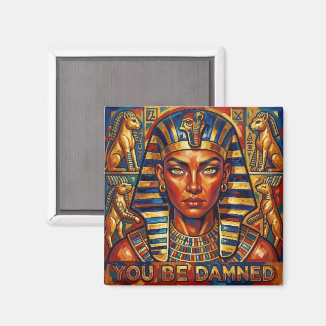 Imán La Maldición de Cleopatra (Anverso/Reverso)