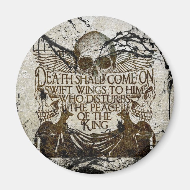 Imán La maldición del faraón (Frente)