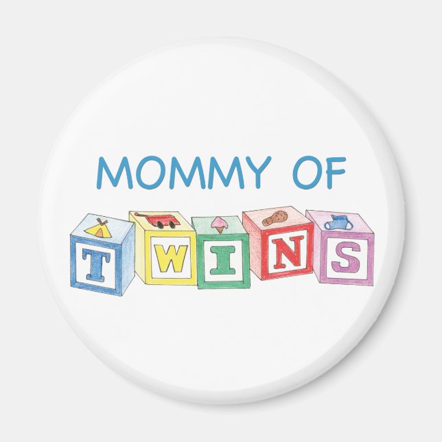 Imán La mami de los gemelos bloquea (Frente)