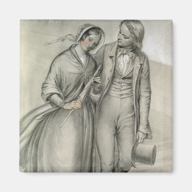Imán La mañana del Boda - La partida, c.1846 (Frente)