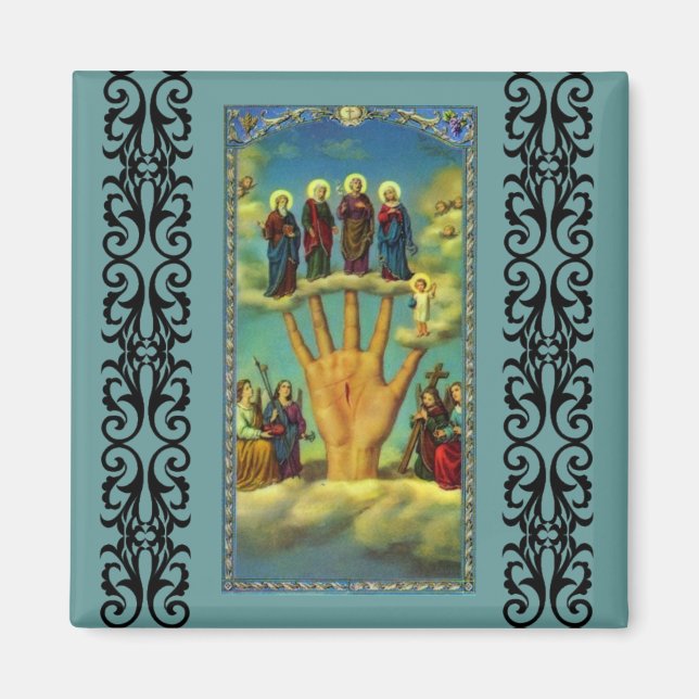 Imán La mano poderosa (Mano Poderosa) (Frente)