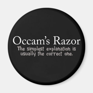 Imán La maquinilla de afeitar de Occam