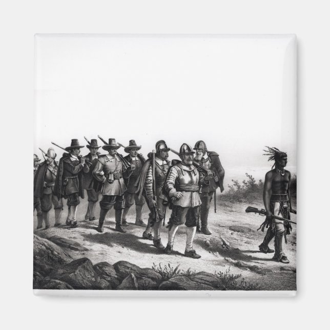 Imán La Marcha de las Millas Standish (Frente)