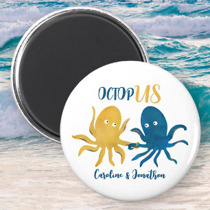 Imán La marina divertida y el oro del pulpo del océano 