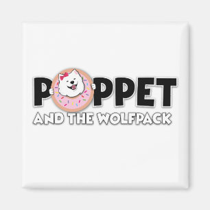 Imán La marioneta y el logo de Wolfpack