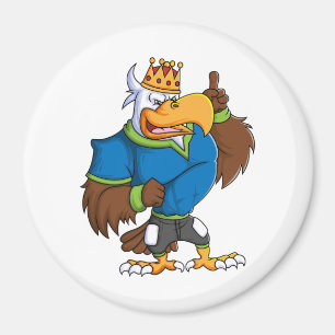 Imán la mascota del águila del fútbol americano