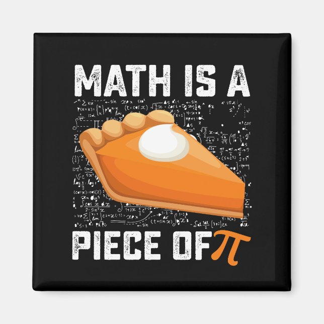 Imán La Matemática Es Una Pieza De Matemática De Pie De (Frente)